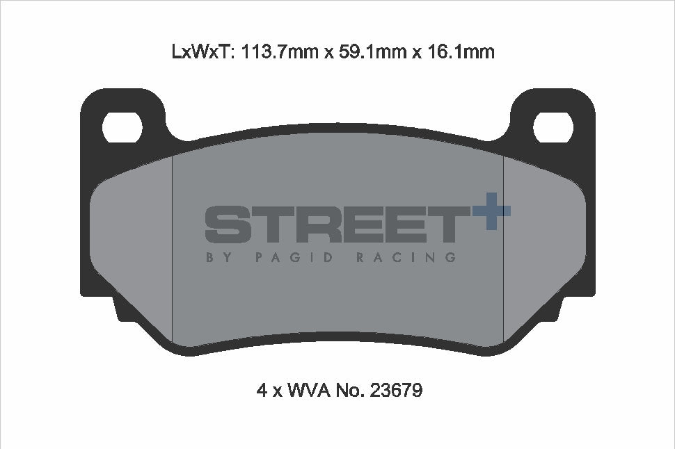 Pagid Street Plus brake pads T8035SP2001