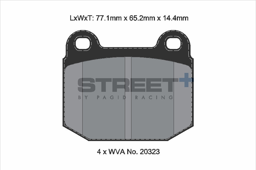 Pagid Street Plus brake pads T8148SP2001