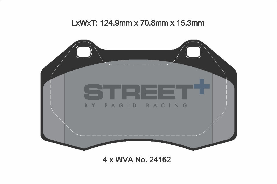 Pagid Street Plus brake pads T8186SP2001