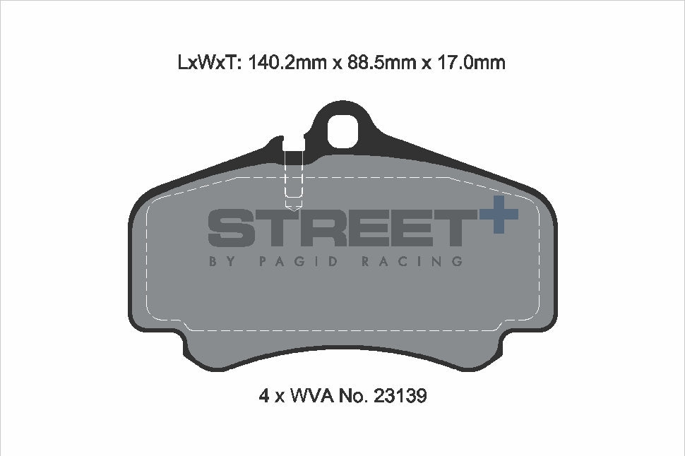 Pagid Street Plus brake pads T8224SP2001
