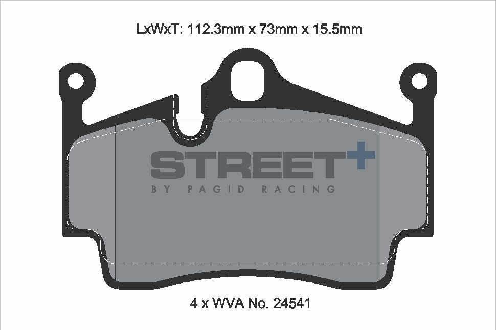 Pagid Street Plus brake pads T8274SP2001