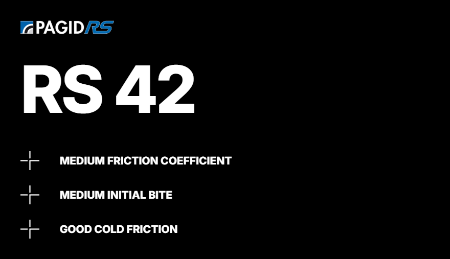 Pagid RS 42 compound features